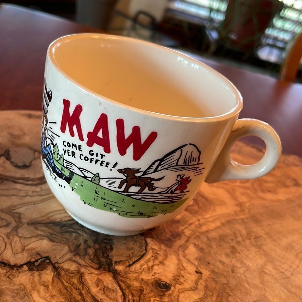Vintage "Maw Come Git Yer Coffee!" Coffee Mug